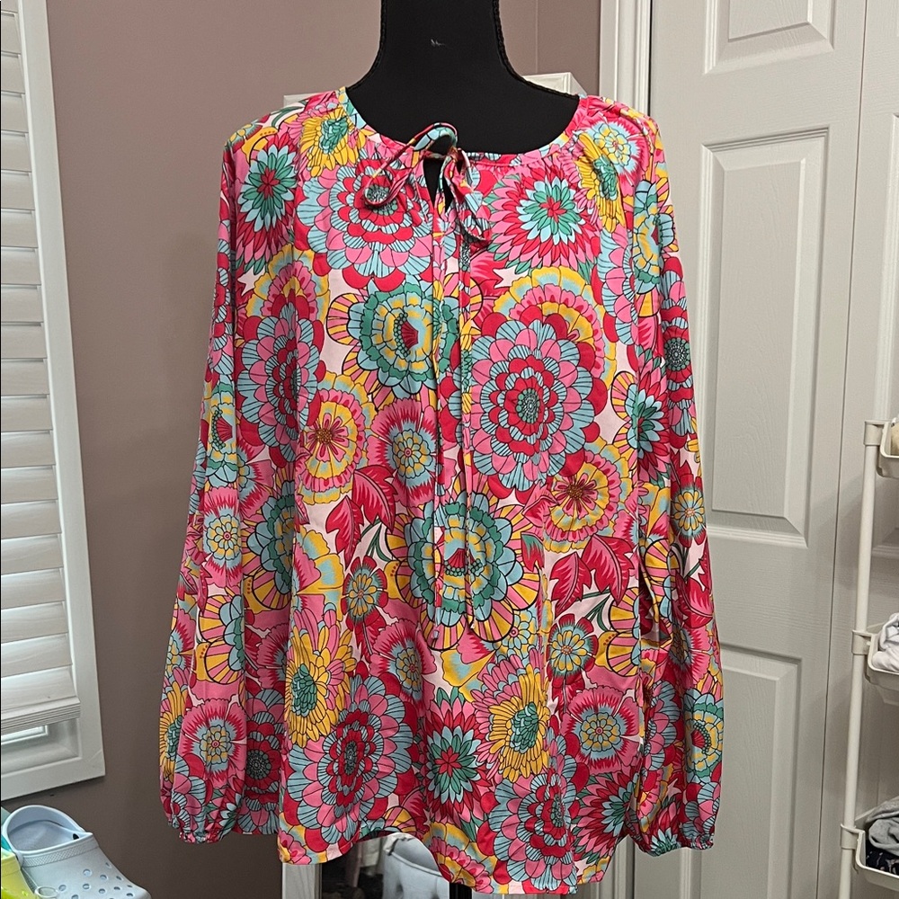 Floral Multicolor Women's Top